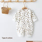 Pure Cotton Boneless Baby Jumpsuit 0-6 Months Baby Romper - Cotton Jumpsuit for Babies Who Can’t Jump Yet