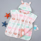 Pure Cotton Gauze Bath Towel Cape for Babies with Hat and Ears - Teleplus bath towel cape pure cotton gauze