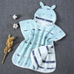 Pure Cotton Gauze Bath Towel Cape for Babies with Hat and Ears - Teleplus bath towel cape pure cotton gauze
