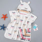 Pure Cotton Gauze Bath Towel Cape for Babies with Hat and Ears - Teleplus bath towel cape pure cotton gauze