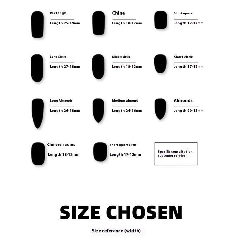 Pure Hand Drawing Autumn Nail Set with Warm Chocolate Oval Packaging - Teleplus pure hand drawing autumn warm chocolate