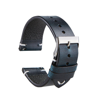 Pure Genuine Leather Watch Strap for United States CHF Products - Thin Italian Men and Women united states chf pure