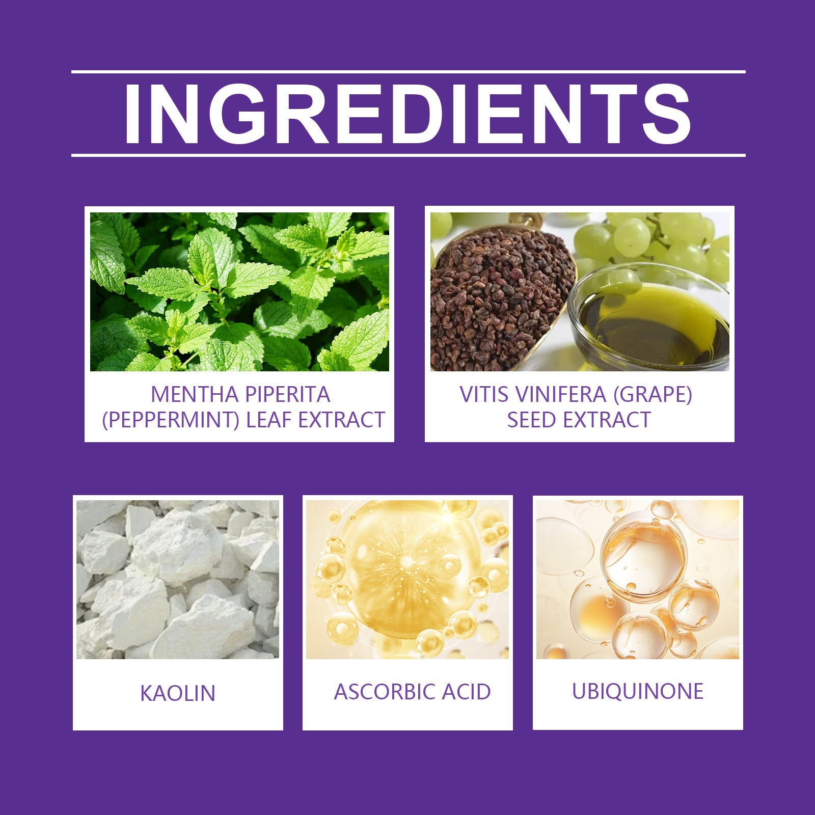 Purple Beauty Toothpowder with Vitamin C Mint Leaf and Coenzyme Q10 - CoQ10 purple beauty toothpowder mild cleaning