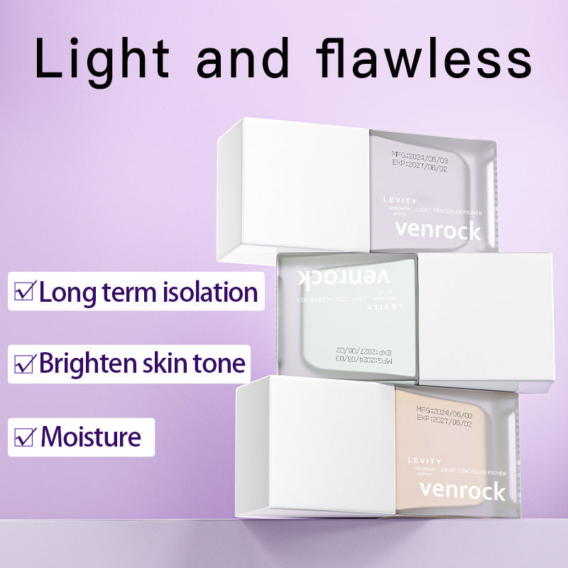 Purple Green Light Concealer Makeup Primer for Brightening and Moisturizing - Teleplus light concealer makeup primer