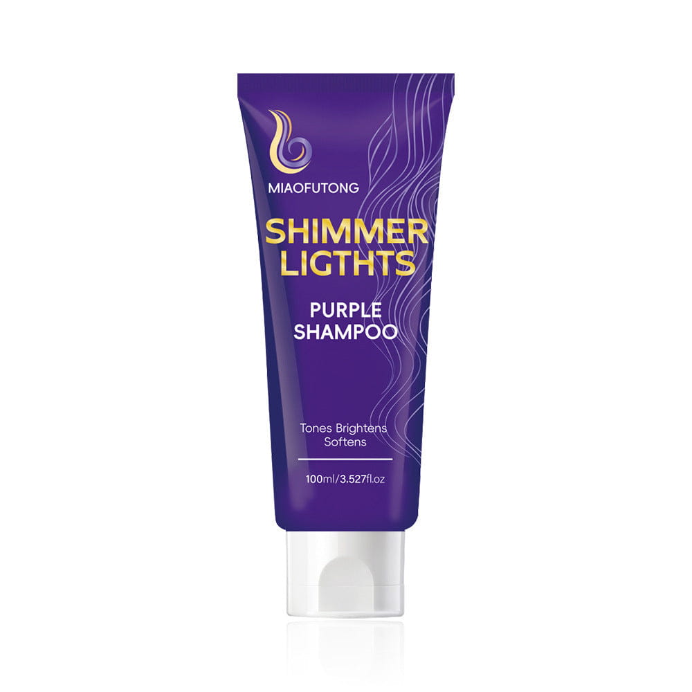 Purple Hair Dyeing Shampoo for Lock Color and Deep Cleansing - solid color lock hair dyeing shampoo