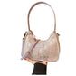 Purple Pink Polyester French Fashion Handbag with Shoulder and Underarm Options - Teleplus french fashion handbag