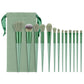 Purpleflower Holly Leaf Makeup Brush Set with Velvet Bag for Brushes - purpleflower holly leaf makeup brushes