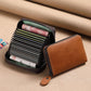 PVC Wallet with 11 Card Position Slots for Men and Women in Multiple Colors - card position