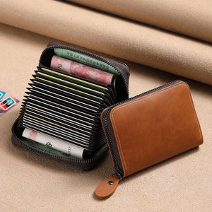 PVC Wallet with 11 Card Position Slots for Men and Women in Multiple Colors - card position