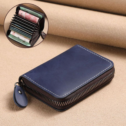 PVC Wallet with 11 Card Position Slots for Men and Women in Multiple Colors - card position