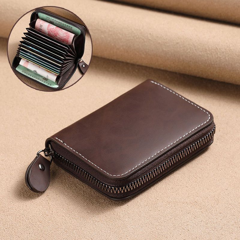 PVC Wallet with 11 Card Position Slots for Men and Women in Multiple Colors - card position