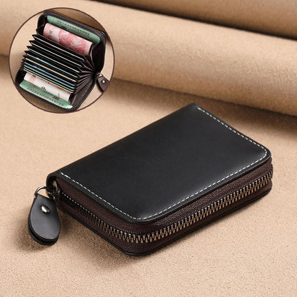 PVC Wallet with 11 Card Position Slots for Men and Women in Multiple Colors - card position