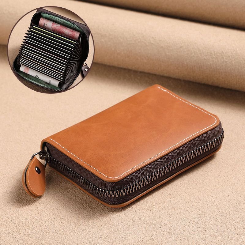 PVC Wallet with 11 Card Position Slots for Men and Women in Multiple Colors - card position