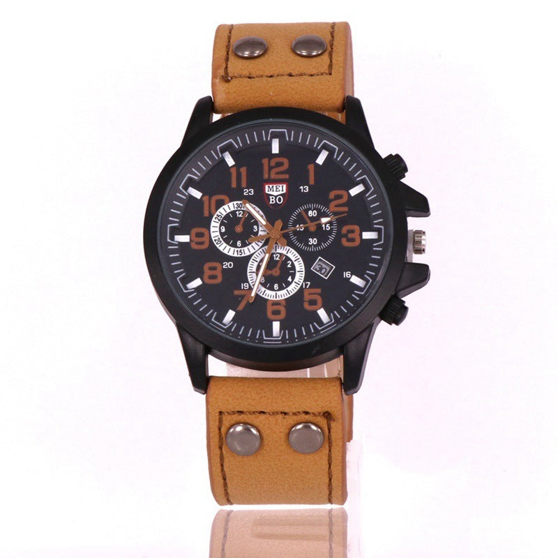 Quartz ladies watch with leather strap - Quartz Ladies Watch with Leather Strap for Style