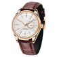 Quartz Watch With Leather Strap - Quartz Watch With Leather Strap 40mm Casual Dial