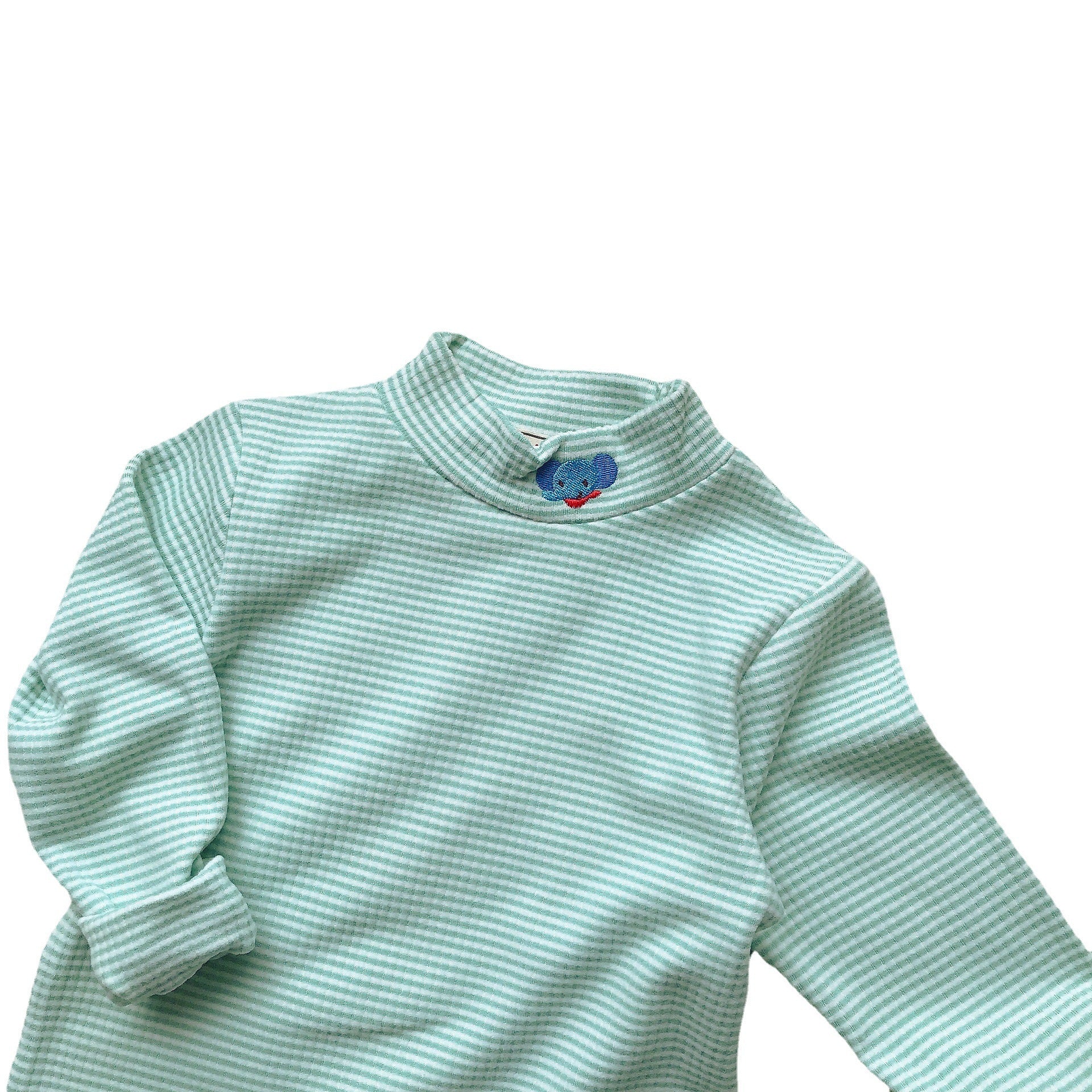 Rainbow Candy Color Striped Cartoon Hooded Bottoming Shirt for Men and Women - Teleplus rainbow candy color bottoming