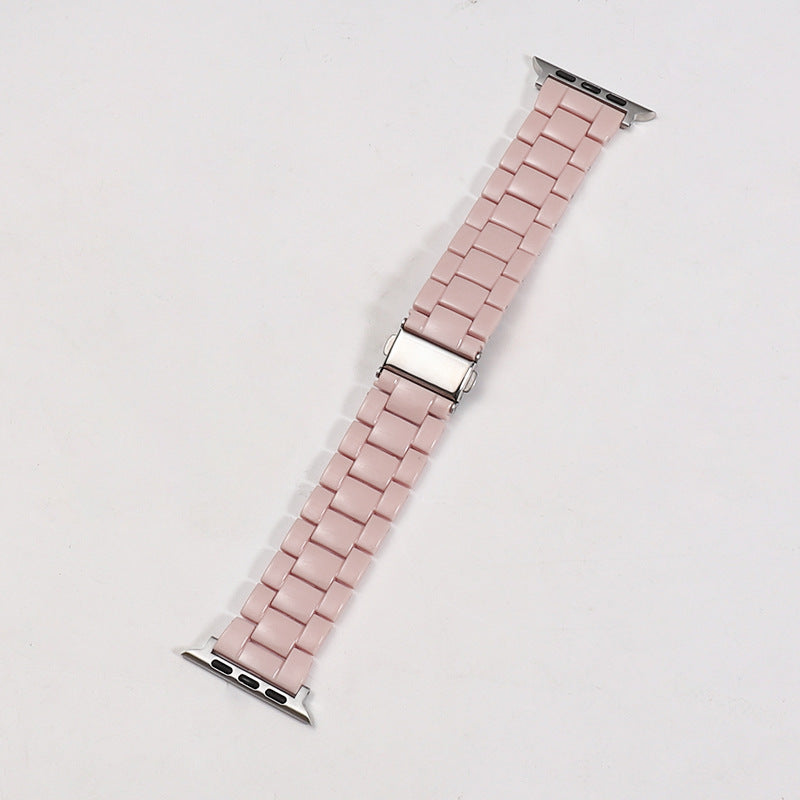 Rainbow Color Watch Strap Resin with Translucent and Transparent Options - Teleplus for Smart Watches smart watch strap