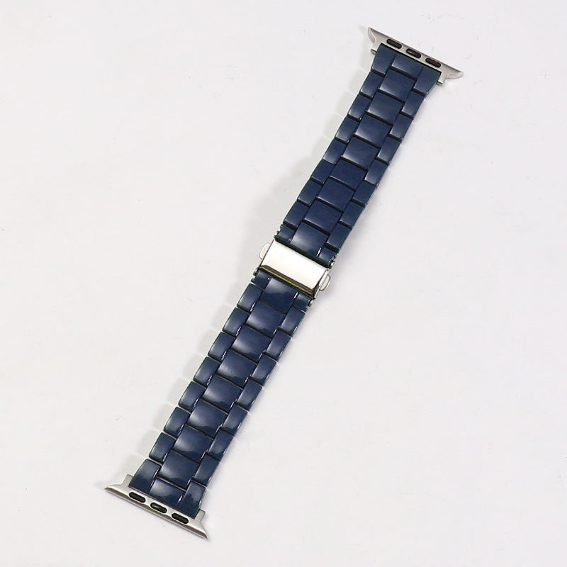 Rainbow Color Watch Strap Resin with Translucent and Transparent Options - Teleplus for Smart Watches smart watch strap