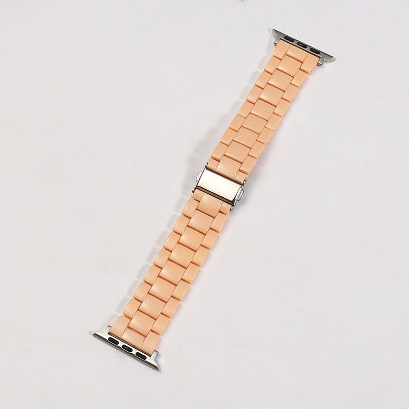 Rainbow Color Watch Strap Resin with Translucent and Transparent Options - Teleplus for Smart Watches smart watch strap