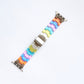 Rainbow Color Watch Strap Resin with Translucent and Transparent Options - Teleplus for Smart Watches smart watch strap