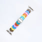 Rainbow Color Watch Strap Resin with Translucent and Transparent Options - Teleplus for Smart Watches smart watch strap