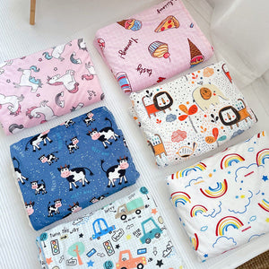 Rainbow Hug Blanket with Cute Animal and Love Designs for Children - Cozy Child Air Conditioner Quilt Dreamy Naps child