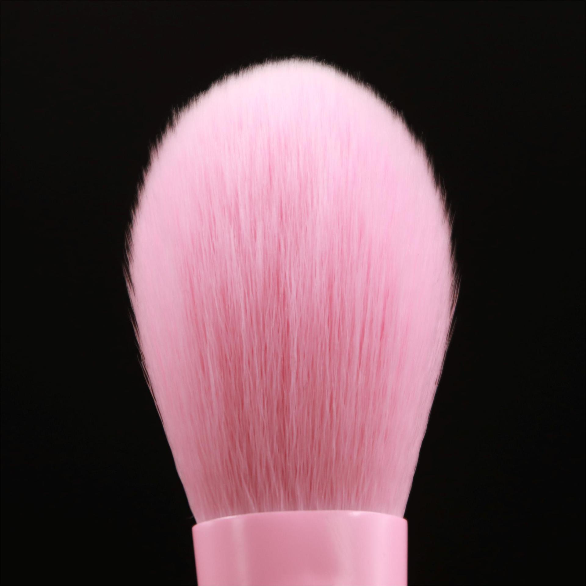 Rainbow Makeup Brush with Macaron Color Series for Sensitive Skin - makeup brush rainbow pcs macaron color series