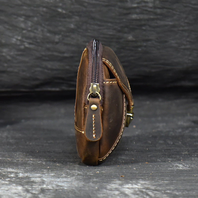 Real Cowhide Women’s Leather Phone Bag in Yellow and Brown for United States - Waist Pack For Dapper Lovers united