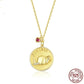 Real Gold Elephant Embossed Gold Necklace Love Animals - Gold Elephant Bling for Animal Lovers Galore