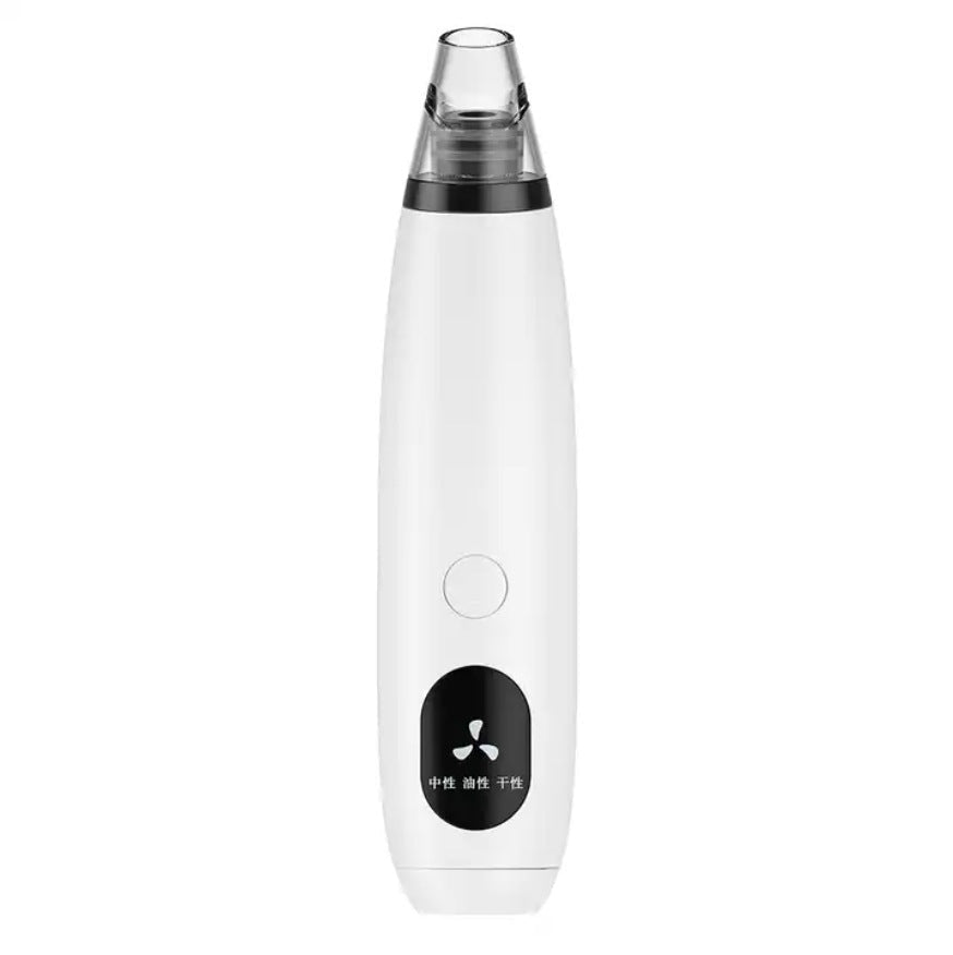 Rechargeable Blackhead Vacuum Remover with LED Display Screen and Large Capacity Battery - Teleplus blackhead vacuum
