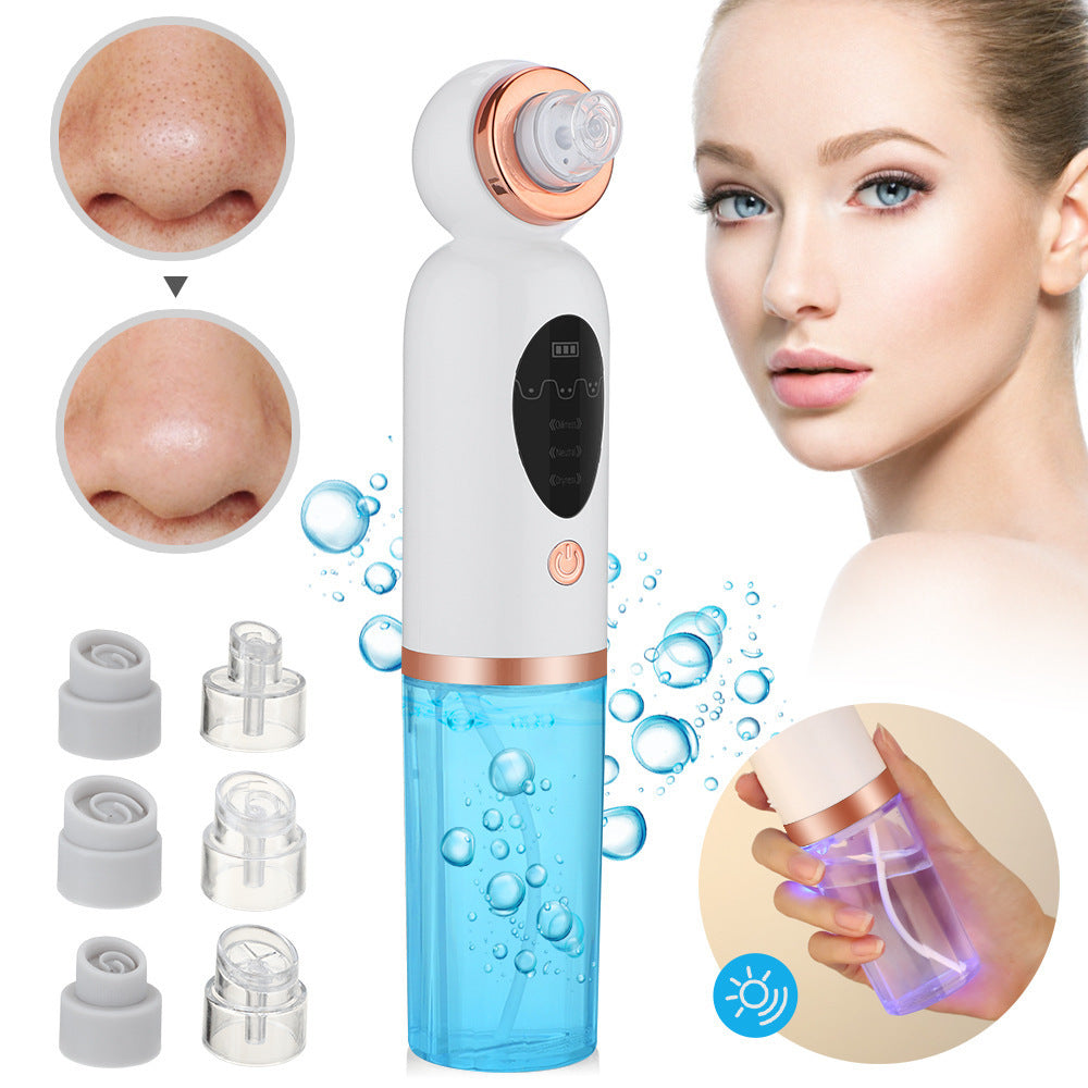 Rechargeable Blackhead Vacuum Remover with LED Display Screen and Large Capacity Battery - Teleplus blackhead vacuum
