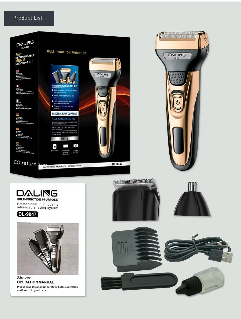 Rechargeable Brushless Motor Electric Shaver Set for the United States - Teleplus united states chf electric shaver