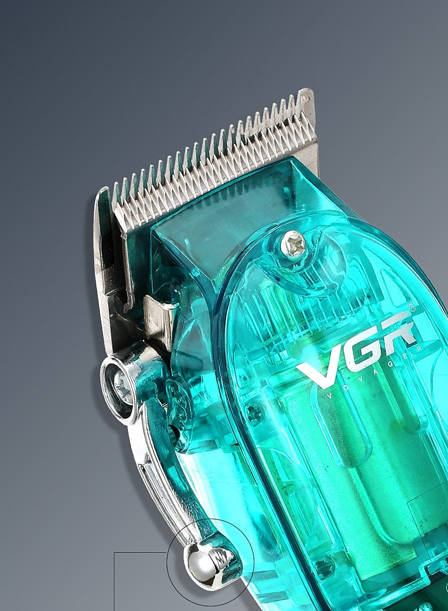 Rechargeable Digital Display Transparent Hair Clipper with Washable Blade - for Grooming rechargeable digital display