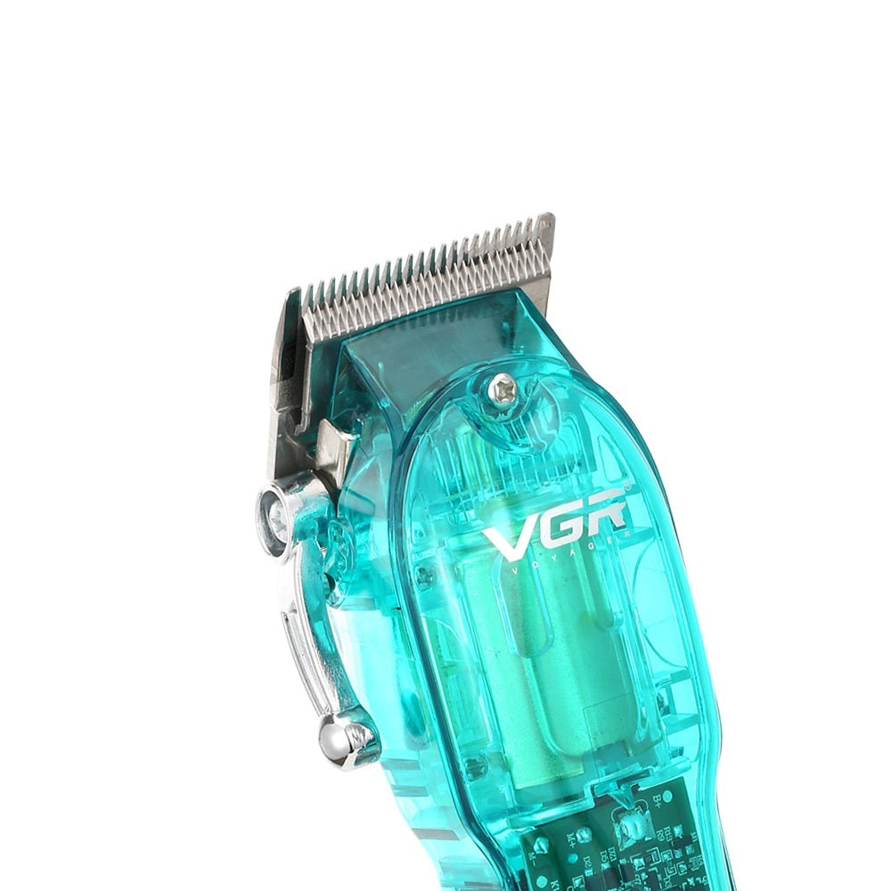 Rechargeable Digital Display Transparent Hair Clipper with Washable Blade - for Grooming rechargeable digital display