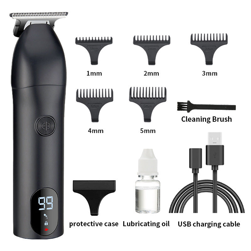 Rechargeable Electric Hair Clipper for Professional Carving Salons - professional carving hair salon electric clipper