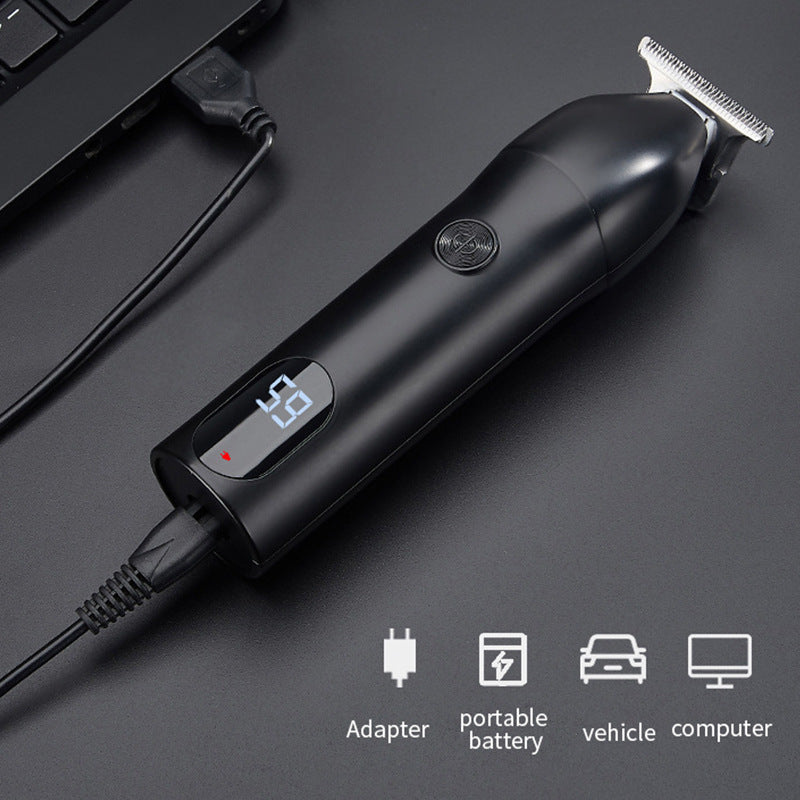 Rechargeable Electric Hair Clipper for Professional Carving Salons - professional carving hair salon electric clipper