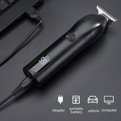 Rechargeable Electric Hair Clipper for Professional Carving Salons - professional carving hair salon electric clipper