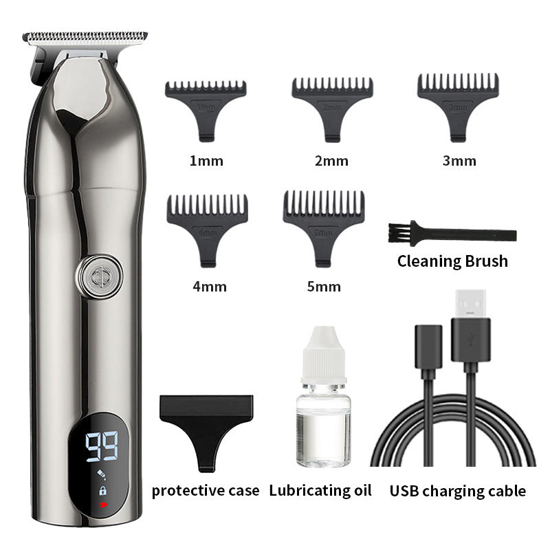 Rechargeable Electric Hair Clipper for Professional Carving Salons - professional carving hair salon electric clipper