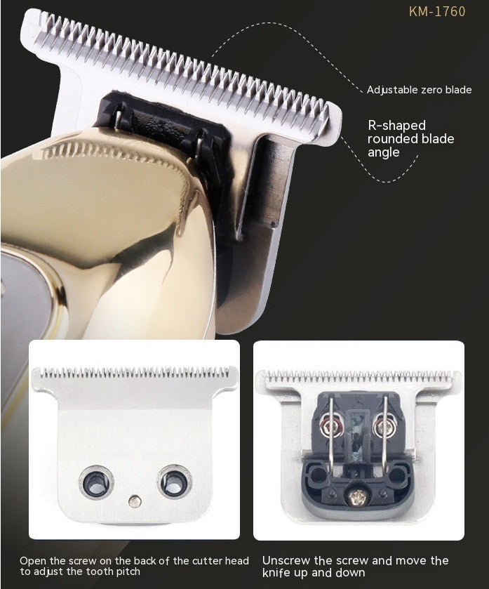 Rechargeable Electric Hair Clipper with LCD Digital Display and USB Power - Teleplus lcd digital display electric hair