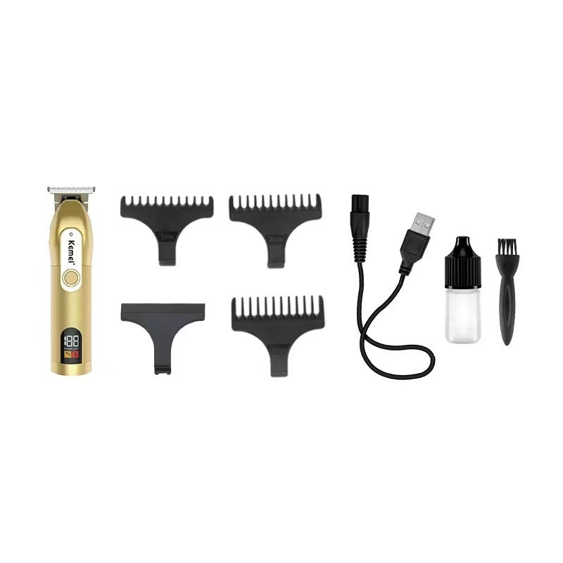 Rechargeable Electric Hair Clipper with LCD Digital Display and USB Power - Teleplus lcd digital display electric hair