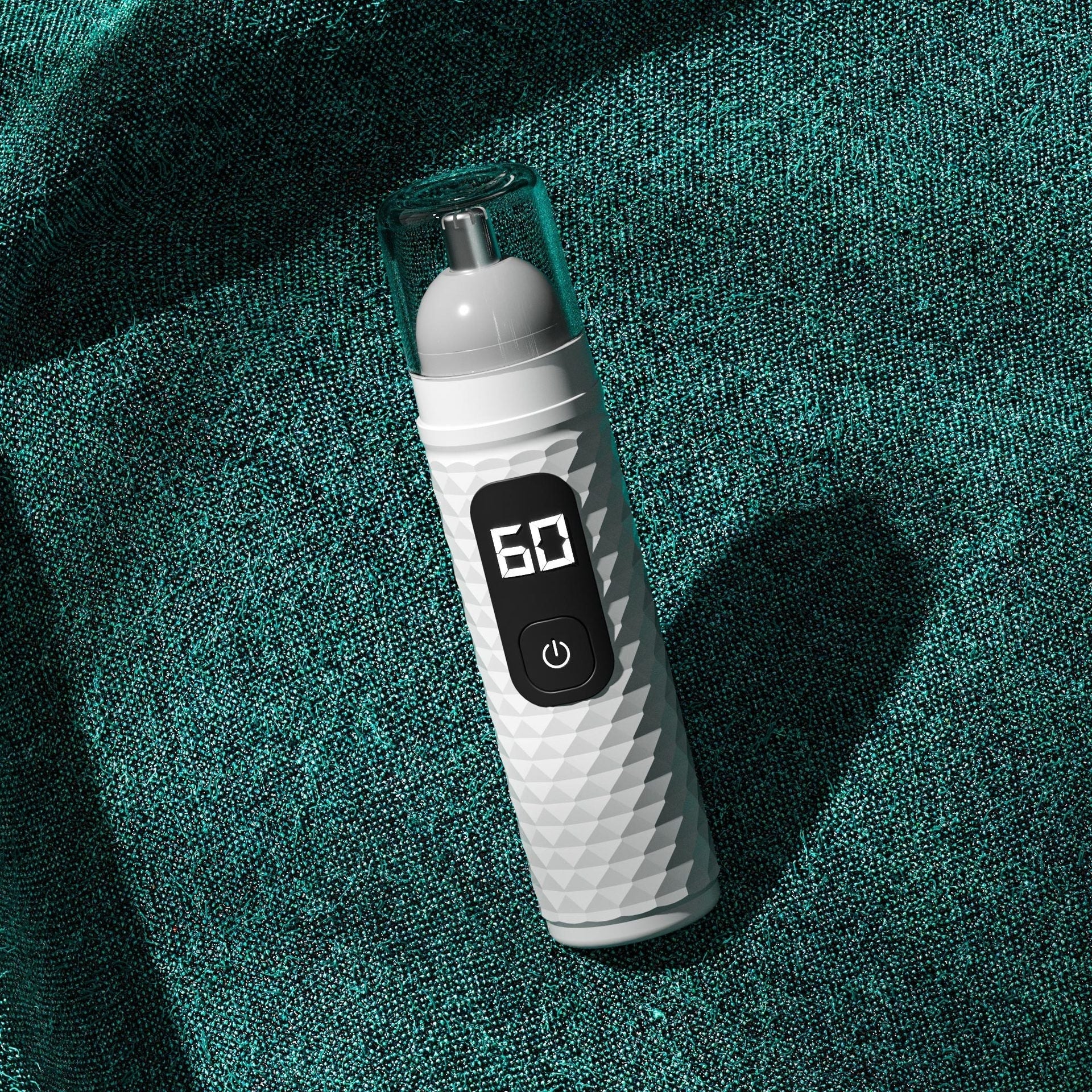 Rechargeable Electric Nose Hair Trimmer with Digital Display and Cleaning System - Teleplus electric nose hair trimmer