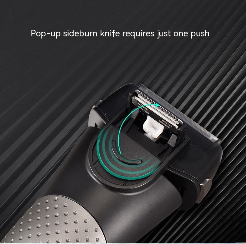 Rechargeable Floating Shaver with LED Display and Washable Design - floating shaver led display rechargeable