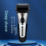 Rechargeable Floating Shaver with LED Display and Washable Design - floating shaver led display rechargeable