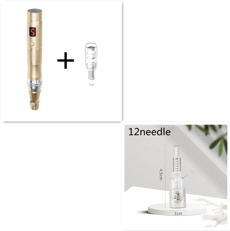 Rechargeable Imported Electric Micro-needle Instrument - Rechargeable Imported Electric Needle for Glowing Skin