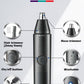 Rechargeable Nose Hair Trimmer with Washable Body and Trimming Cleaner - Teleplus nose hair trimming cleaner
