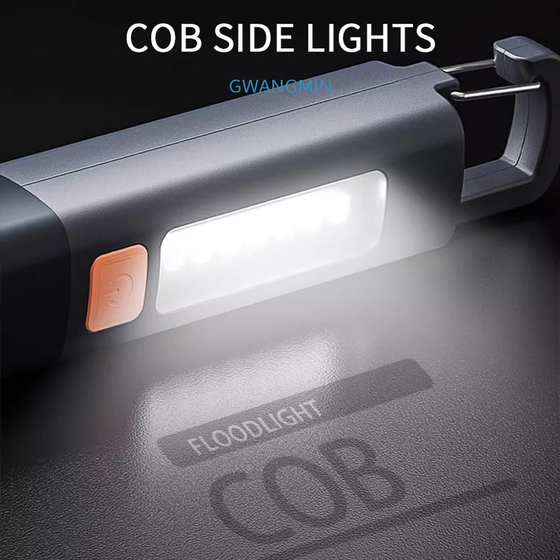 Rechargeable Portable Camping Lantern with Flashlight and Keychain - multifunctional camping lantern rechargeable