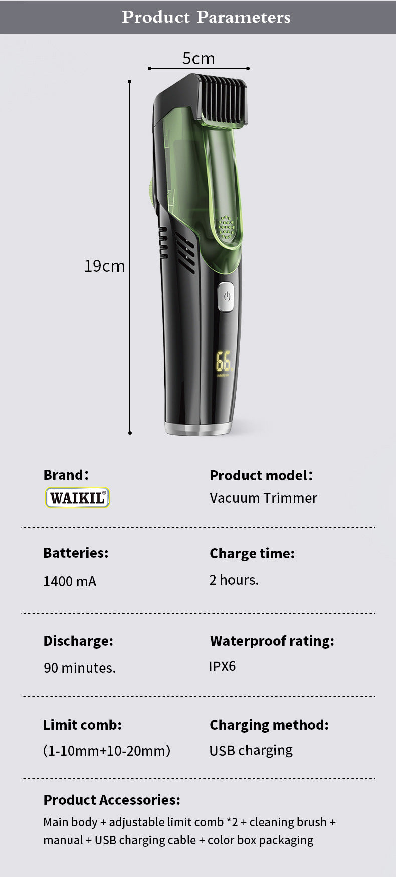 Rechargeable Styling Scissors Electrical Hair Cutter with Removable Head - Teleplus styling scissors electrical hair