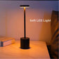 Rechargeable Touch Metal Table Lamp with Three Color Options - Colors rechargeable touch metal table lamp three colors