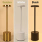Rechargeable Touch Metal Table Lamp with Three Color Options - Colors rechargeable touch metal table lamp three colors