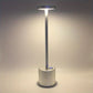 Rechargeable Touch Metal Table Lamp with Three Color Options - Colors rechargeable touch metal table lamp three colors